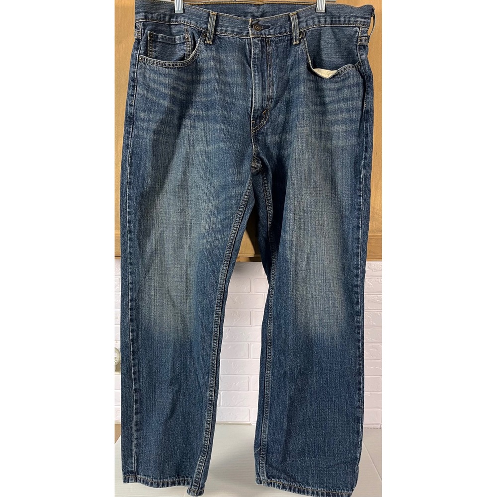 Levi's‎ 559 Relaxed Straight Jeans Men 38x30 Blue Medium Wash Denim